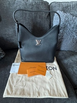 Louis Vuitton Lockme Hobo Noir M52776 Excellent Condition 