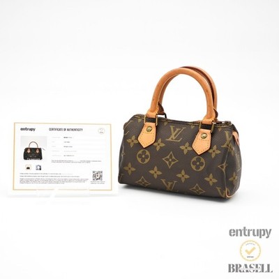 LOUIS VUITTON Mini Speedy M41534 Monogram Hand Bag Brown 【ImportFeeFREE】
