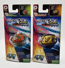 Beyblade Burst QuadStrike Twister Pandora P8 & Fierce Achilles A8 Lot Hasbro NEW