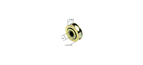1-1/2" Stainless Steel Ball Bearing Sliding Glass Door Roller - pack of 2 - Picture 2 of 5