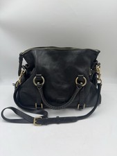 Dooney And Bourke Leather Florentine Satchel Large Black RARE HTF  READ 