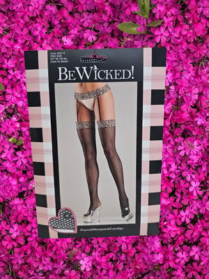 Leopard print stockings with Garter belt attached. Black and tan color. | eBay Leopard print stockings with Garter belt attached. Black and tan color. | eBay