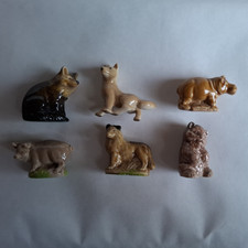 Wade Whimsies Tier Ornamente Restposten 6 St&uuml;ck Sammlerst&uuml;cke Nilpferd Fuchs Schwein Katze