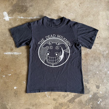 Y2K VINTAGE 2000s THE DEAD MILKMEN T-SHIRT SZ S MEANINGLESS UPBEAT HAPPY SONG
