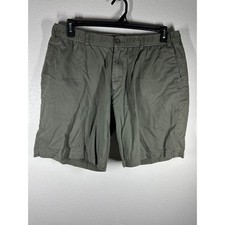 Old Navy Shorts Mens XL Green Ultimate Chino Elastic Waist Built-In Flex Cotton
