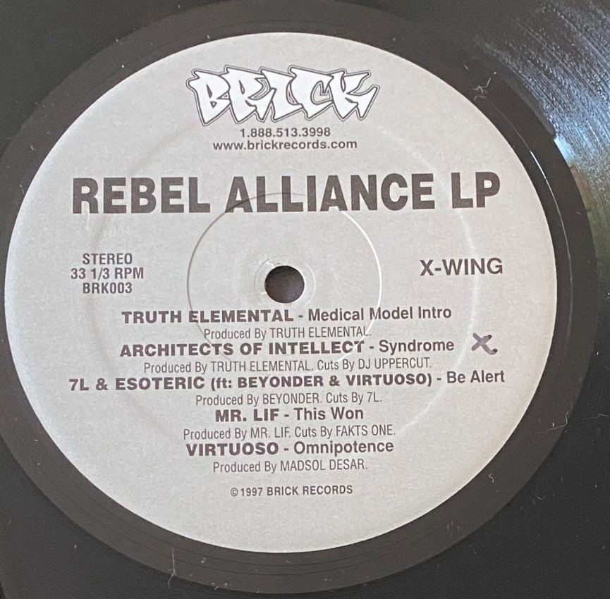 REBEL ALLIANCE LP Mr. Lif 7L & ESOTERIC Architects Of Intellect CZARFACE Fakts - Image 2 of 3