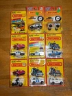 1980s Matchbox Police Cars, Boat, & Motorcycle Lot of 9 Vintage New Die Cast