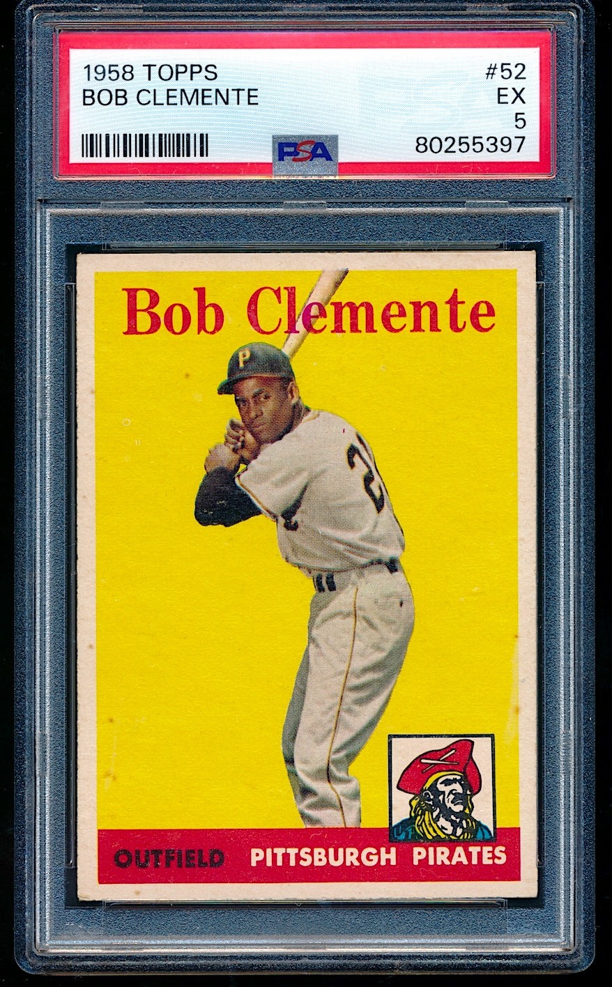 1958 Topps Roberto Clemente WL #52 PSA 5 ++ centered, strong appeal
