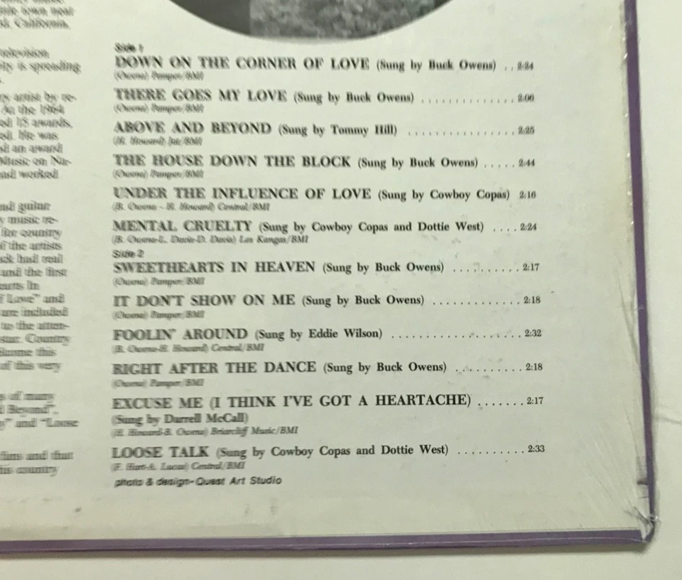 BUCK OWENS: Sweethearts in Heaven (Vinyl LP Record Sealed) - Image 2 of 3