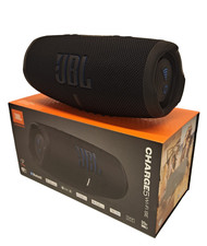 JBL Charge 5 Wi-Fi Portable Bluetooth Speaker Black Open Box Tested Works