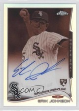 2014 Chrome Image Variation Sepia Refractor Rookie 33/75 Erik Johnson Auto 1q7