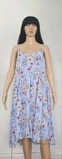 Torrid Women's Light Blue Challis Froral Summer Dress Size 1