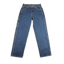 Dickies Carpenter Jeans Mens 32x32 Dark Wash Denim Utility Work Pants New