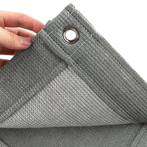 Gray HDPE SunShade Net Balcony Netting Yard Pergolas Sun Canopy Sun Shading Sail - Picture 3 of 25