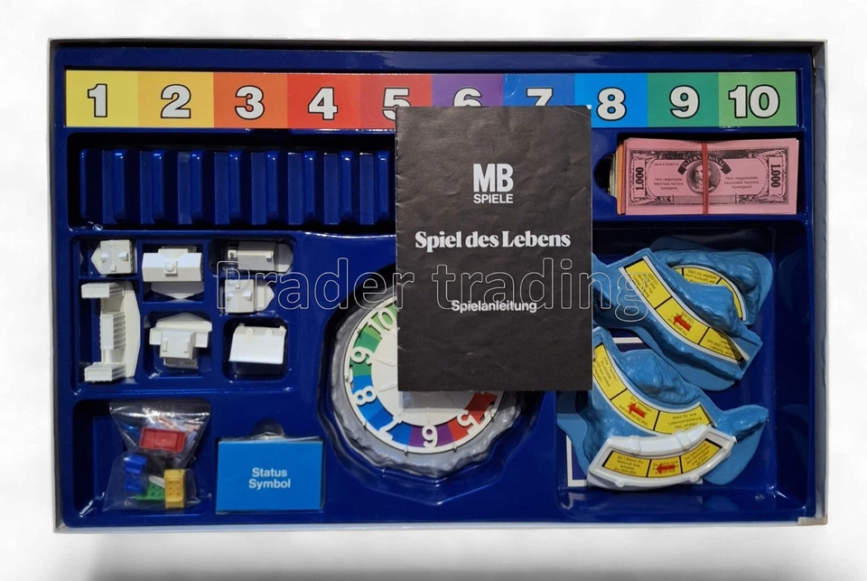 SPIEL DES LEBENS - für 2-6 Spieler ab 8 Jahren - MB 1978 - kompl. inkl. Rechnung - Bild 3 von 3