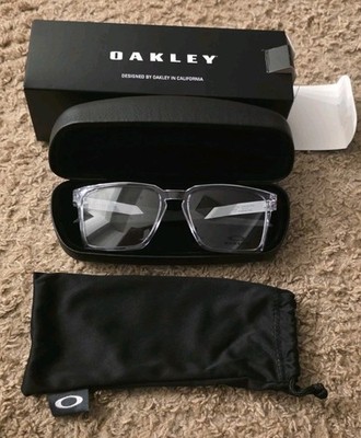 Oakley OX8055-0654 Brille - Klares Gestell / Graue Bügel - Größe 54 - Brandneu