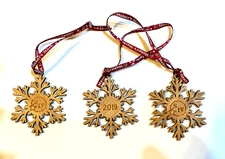 2019 Maker's Mark SIV Ambassador Ornament Ambassador Gift Makers Mark set of 3