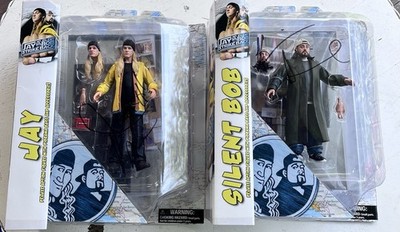 Jay & Silent Bob Strike Back Figure DST Autographed Kevin Smith Jason Mewes