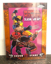 2025 Topps Chrome Deadpool #CS-20 Deadpool vs Wolverine Cover Stars /25