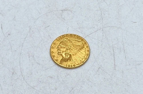 1914 Indian Quarter Eagle — photo from another recent sale