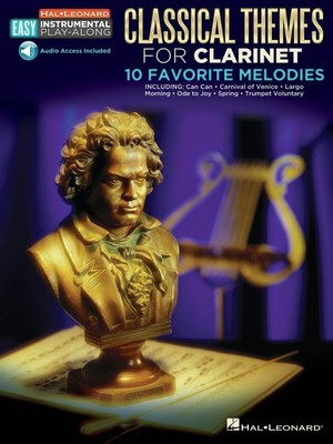 Classical Themes 10 Favorite Melodies Clarinet Solo Easy Sheet Music Book Audio