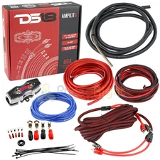 DS18 8 Gauge Power Install Kit High Performance Amplifier Wiring Cables AMPKIT8