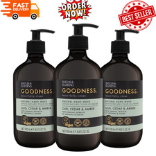 New Baylis Harding Goodness Oud Cedar And Amber 500 Ml Hand Wash Pack Of 3 Uk 6.98 per litre