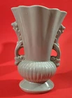 Vtg Red Wing Pottery Vase Gray Brown Double Handled #1354 Stamped USA