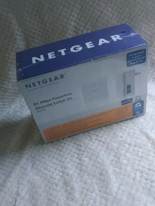 Netgear 85 Mbps Powerline Ethernet Switch Kit of TWO - XEB1004 - Used