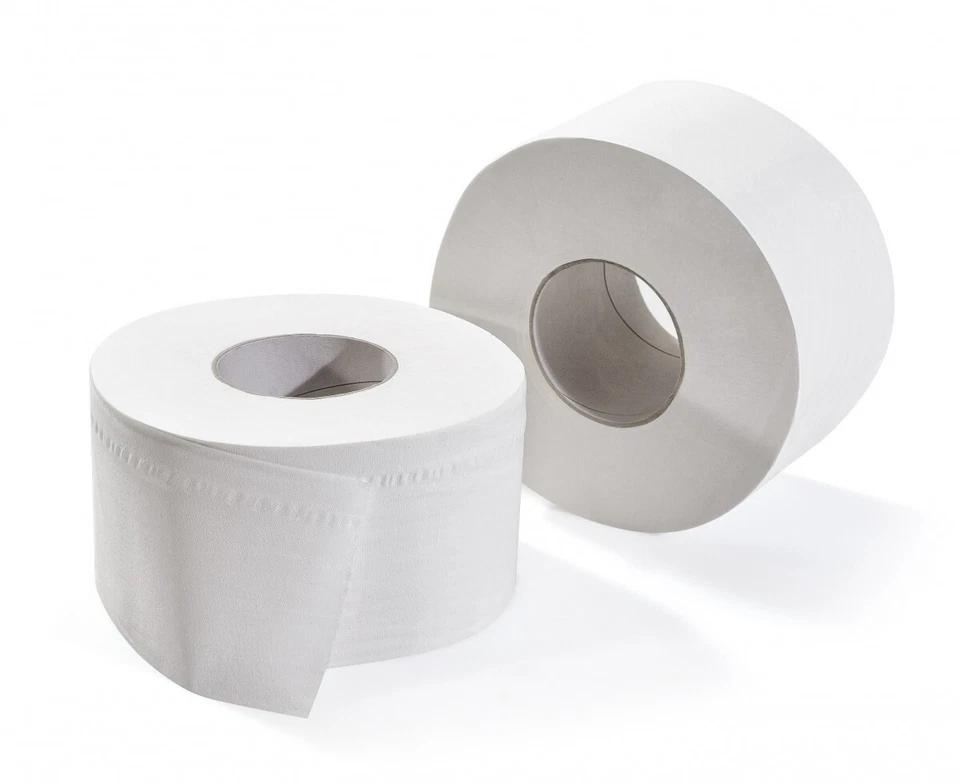 IMBALLAGGI 2000 - CARTA INDUSTRIALE JUMBO MINI CARTA IGIENICA 2 VELI 12 ROTOLI - Immagine 2 di 4