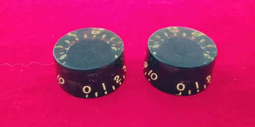 Vintage 1974 USA Gibson Barrel Speed Guitar Knobs  Les Paul SG ES 1975