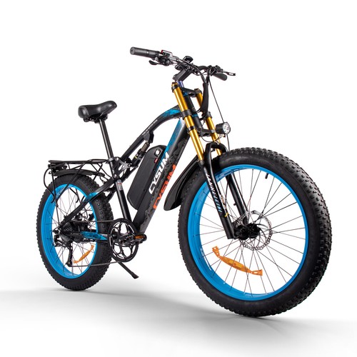 E mountain bike elettrica 1000W 48V bici elettrica con pneumatico grasso da  neve | eBay