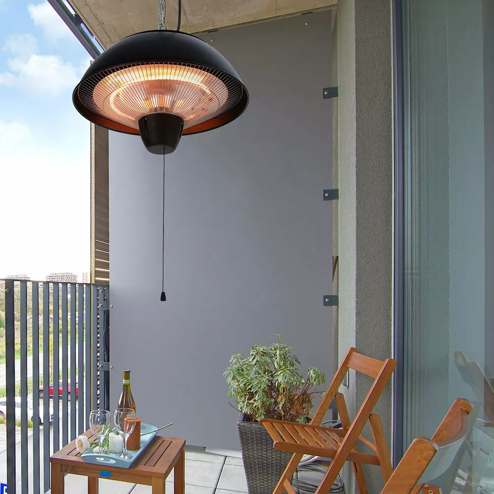 1500W Electric Infrared Ceiling Heater Patio Garden Outdoor Wall Hanging Light