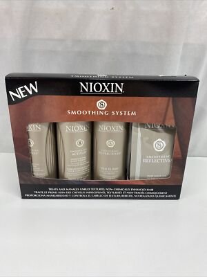Nioxin Smoothing System Trial Travel Kit Textured Hair Treatment NIB