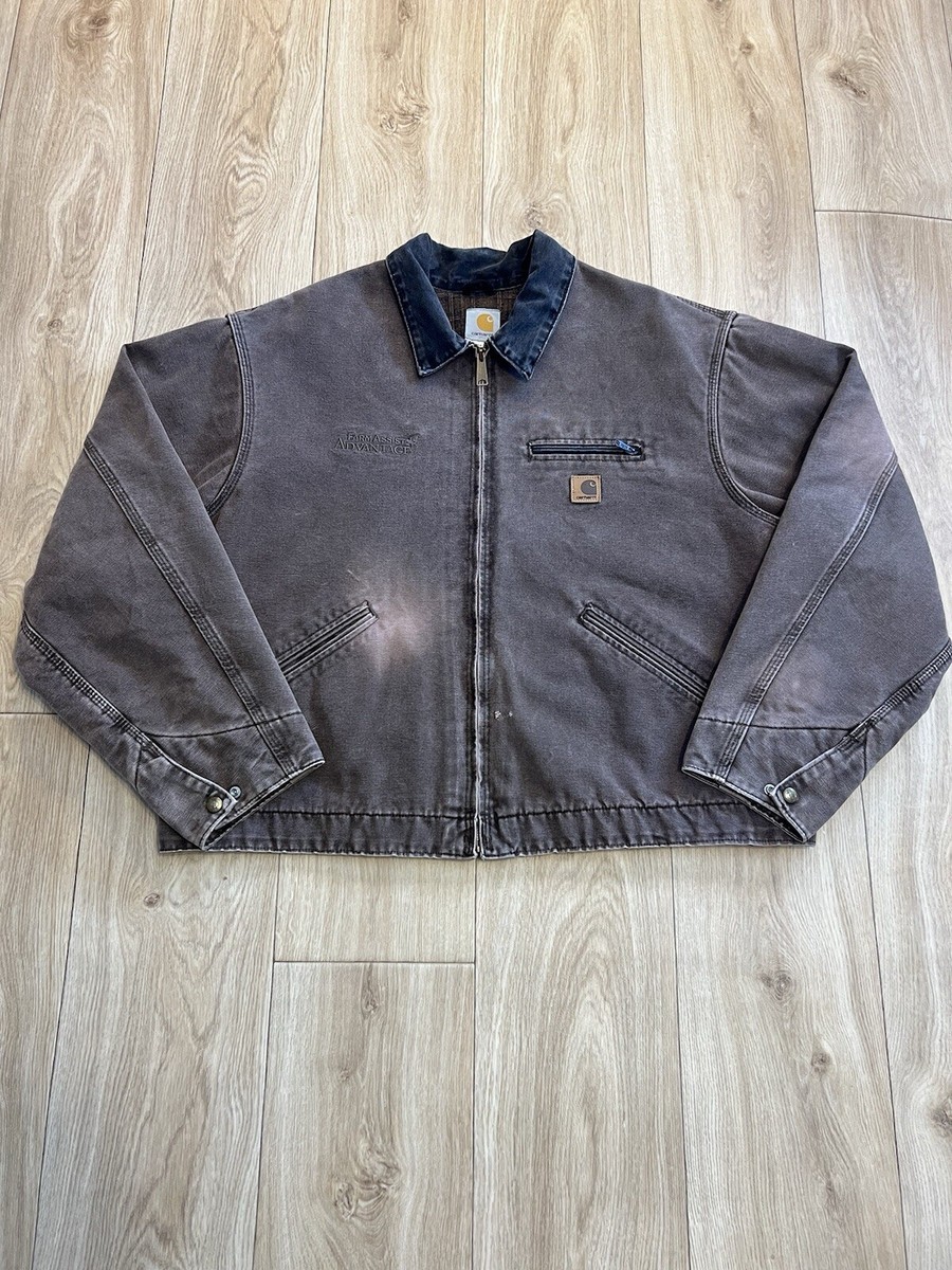 Carhartt　Detroit Jacket Carhartt Detroit Jacket Mens 4XL Tall J141 BLK Hooded Canvas
