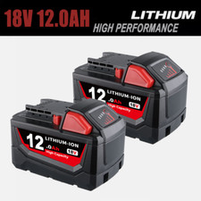 2PACK 12.0AH FOR Milwaukee 48-11-1812 M18 18V Lithium High Output HD12.0 Battery
