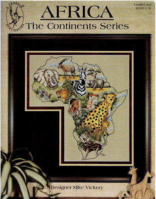 Pegasus Publikationen Afrika Die Kontinente Serie Kreuzstichmusterkarte