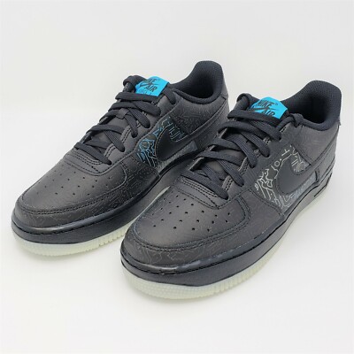 Nike AF1 Air Force 1 Computer Chip Space Jam Black Shoes Size 6.5Y DN1434-001
