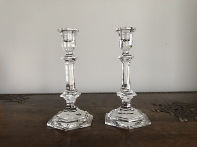 Baccarat Harcourt Kristall Kerzenständer Paar (2er Set)