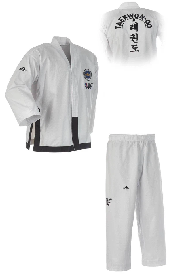 adidas ITF Black Belt Champion Dobok ADITITF02, Instructor Taekwondo Anzug - Bild 1 von 1