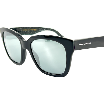 Marc Jacobs MARC 229S Womens Sunglass NS8T4 Black Glitter w Mirror Marc Jacobs MARC 229S Womens Plastic Sunglass NS8T4 Black  main image 2