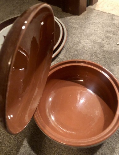LOT of Stangl Ware MCM Pottery Golden Harvest 2 SERVING PLATTERS & CASSEROLE+ - Picture 3 of 9