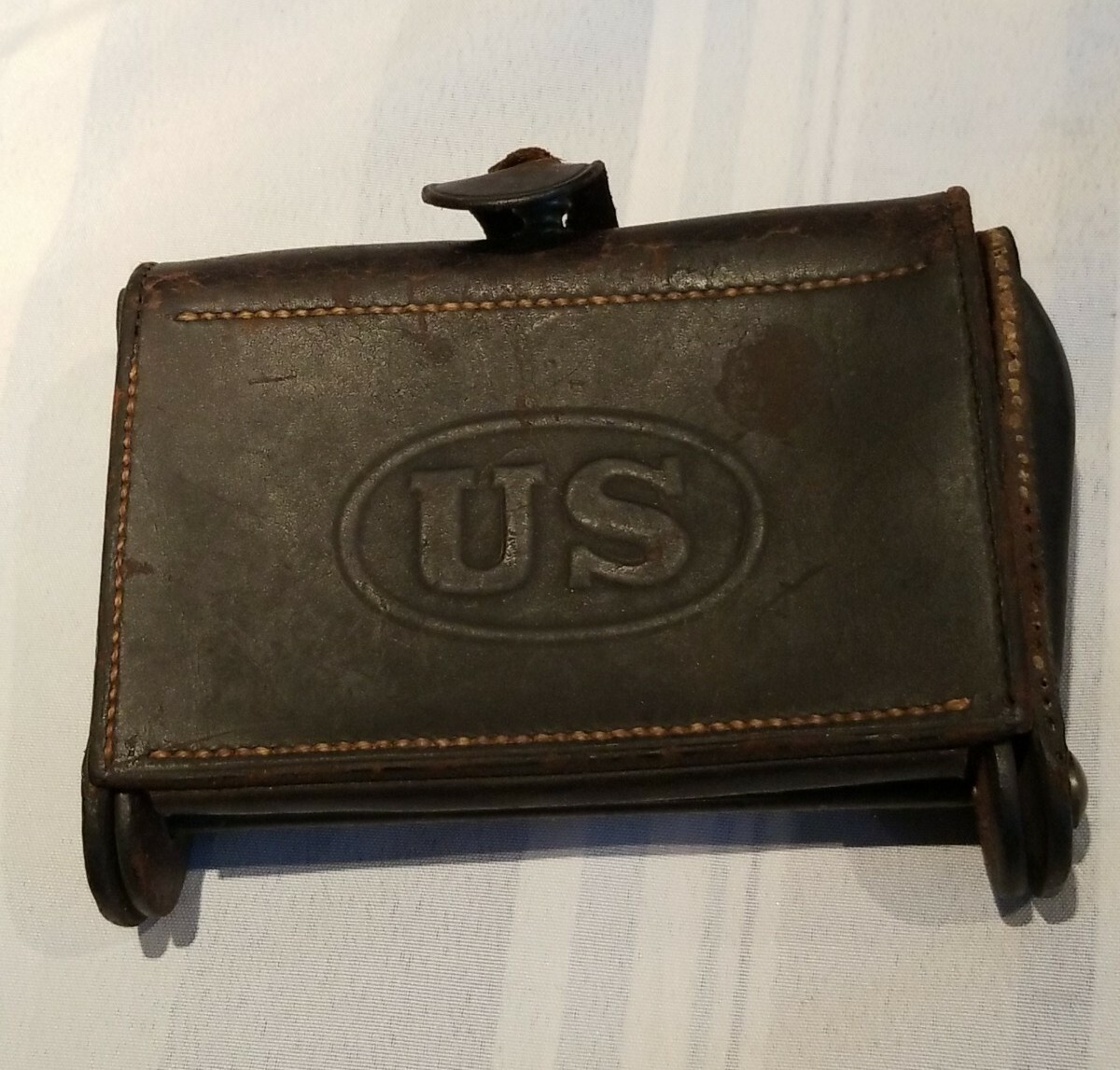 US Rock Island War 1908 McKeever Cartridge Box Arsenal Ammo Pouch