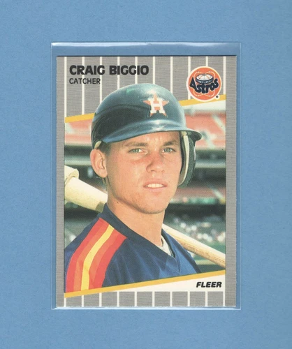 1989 Fleer -  #353 - Craig Biggio - RC - Houston Astros