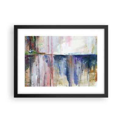 Poster Fleurs De Cerisier Japon - 40x30 Cm - Art Mural ARTTOR - Tableau Paysage