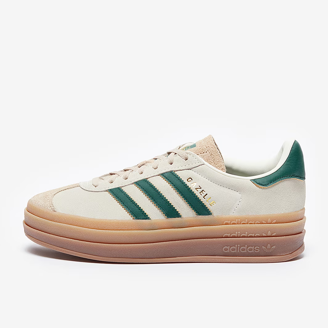 adidas gazelle silver green womens adidas Originals Gazelle Bold Shoes