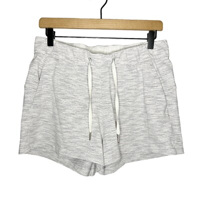 Lululemon On The Fly Short 2.5'' Wee Are From Space Nimbus Battleship Size 8 Gray