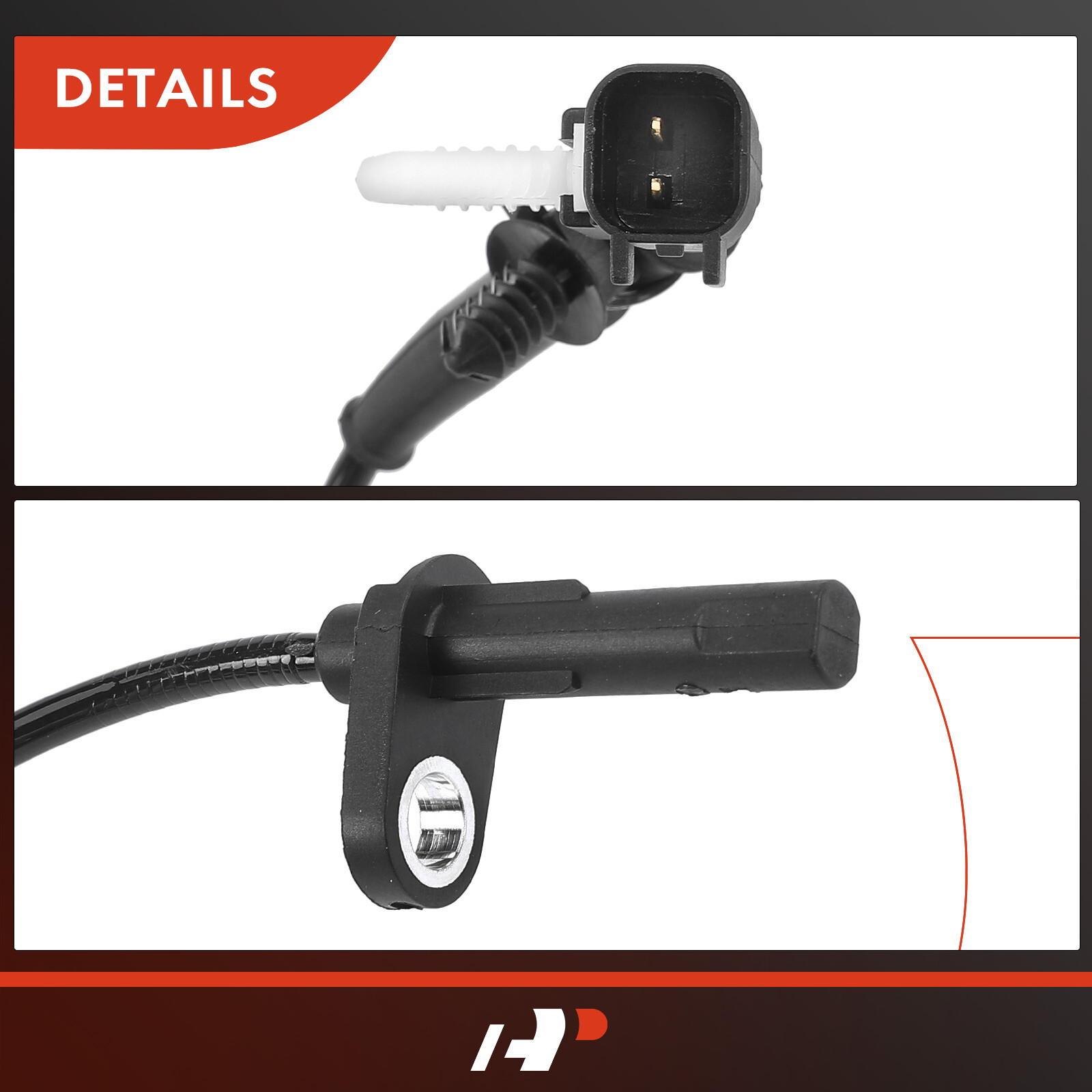 Ford Ranger Rear Wheel Sensor Bendix Replacement A-Premium 2x Rear ABS Wheel Speed Sensors for Ford Ranger 2010 2011 2 ...