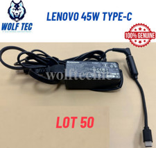 LOT 50 Lenovo 45W USB-C Type-C HP Chromebook Lenovo Acer Asus Samsung Adapter