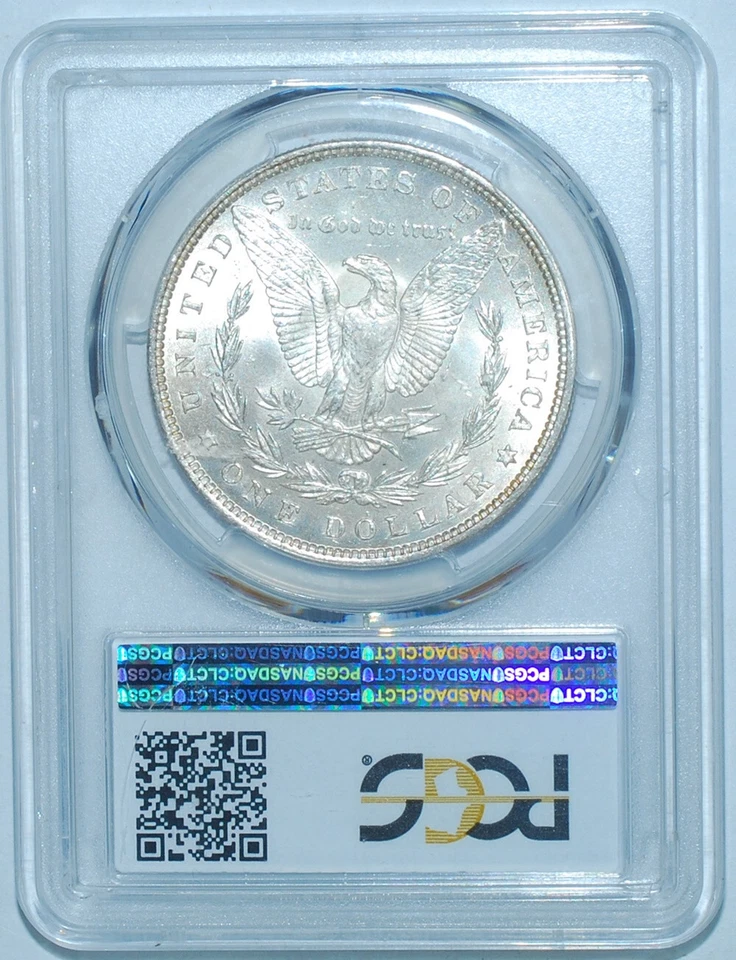 1881 PCGS MS66+ CAC Morgan Silver Dollar Great Color - Image 2 of 2